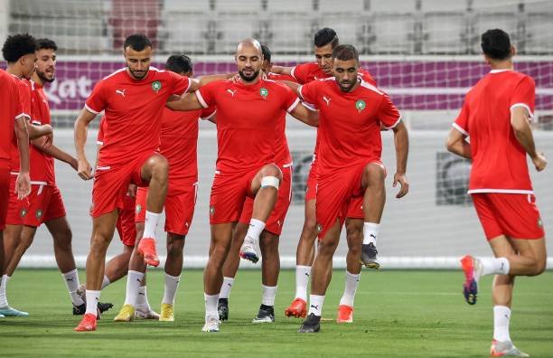 QAT: Morocco Training Session - FIFA World Cup Qatar 2022