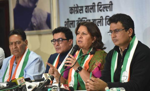 IND: Congress Releases Manifesto For MCD Elections At DPCC office