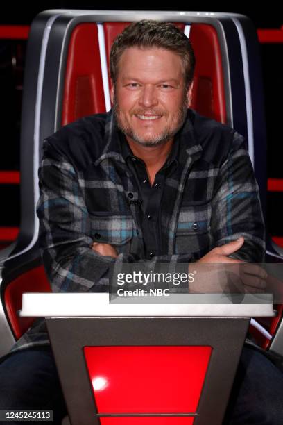 The Voice -- Live Top 10 Eliminations Episode 2218AB -- Pictured: Blake Shelton --