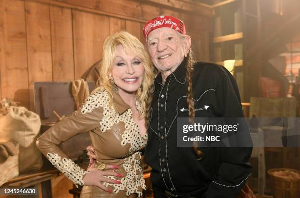 Pictured: Dolly Parton, Willie Nelson --