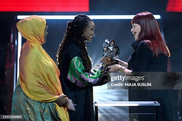 Somali-born Fartuun Adan and her daughter Ilwad Elman , founders of Elman Peace Somalia, are presented with the 2022 Right Livelihood Award by...