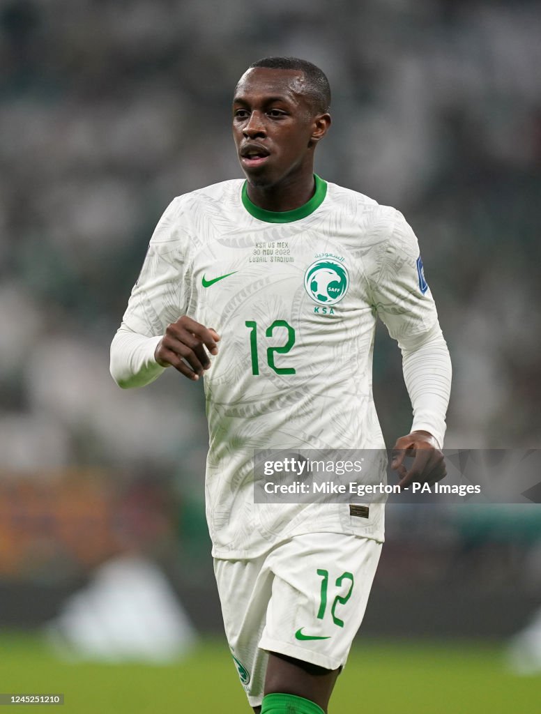 Saud Custom Saudi Arabia's Saud Abdulhamid during the FIFA World Cup Group C ...