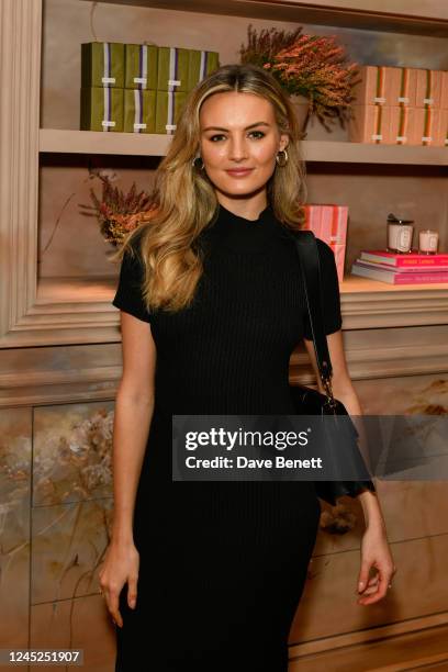 Niomi Smart attends the launch of Diptyque Sloane Street on November 30, 2022 in London, England.