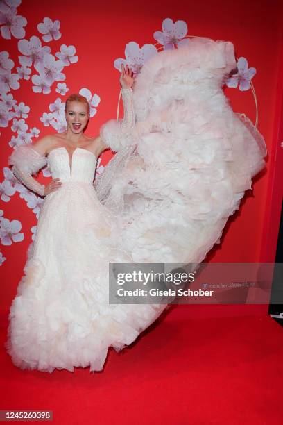 Franziska Knuppe during the Mon Cheri Barbara Tag at Haus der Kunst on November 30, 2022 in Munich, Germany.