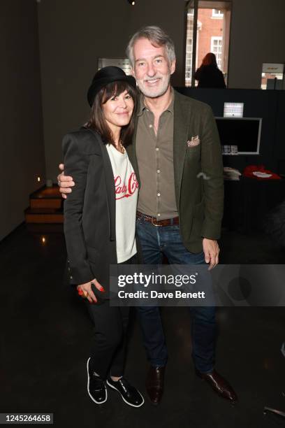 Brigitta Spinocchia Freund and Tim Jefferies attend a breakfast hosted by the Lady Garden Foundation to launch 'Lady Claus' at Hamiltons Gallery on...