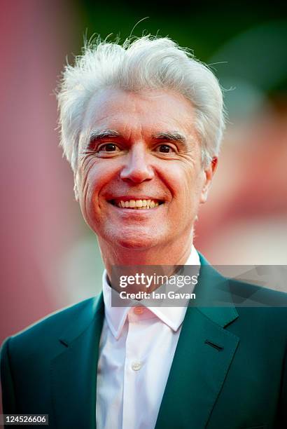 Jury member musician David Byrne attends the "Damsels In Distress" premiere and closing ceremony during the 68th Venice Film Festival at Palazzo del...