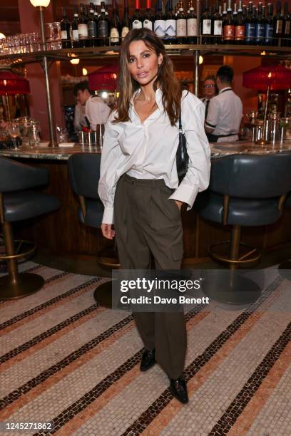 Misse Beqiri attends the newly opened Cecconi's at Bicester Village on December 1, 2022 in Bicester, England.