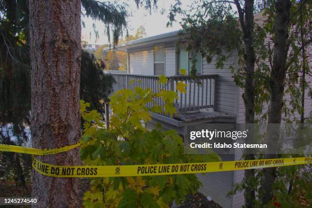 Four University of Idaho students were found dead Nov. 13 at this three-story home on King Road in Moscow, Idaho.