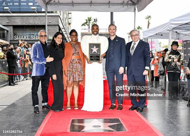 Bill Butler, Chair of the Hollywood Chamber of Commerce Lupita Sanchez Cornejo, Mary Martha Porter, Billy Porter, Adam Smith and David Michael Jerome...