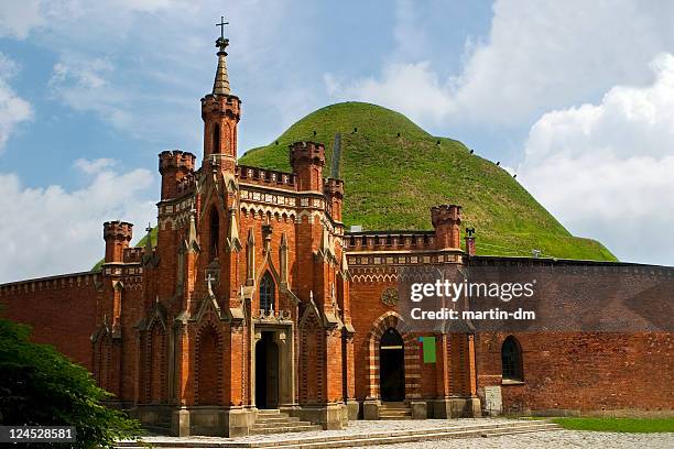 kosciuszko mound - kraków stock pictures, royalty-free photos & images