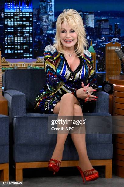 Episode 1756 -- Pictured: Singer-songwriter Dolly Parton during an interview on Wednesday, November 30, 2022 --