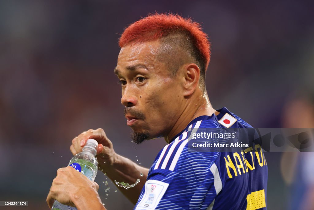 Yuto Sign Yuto Nagatomo of Japan during the FIFA World Cup Qatar 2022 Group E ...