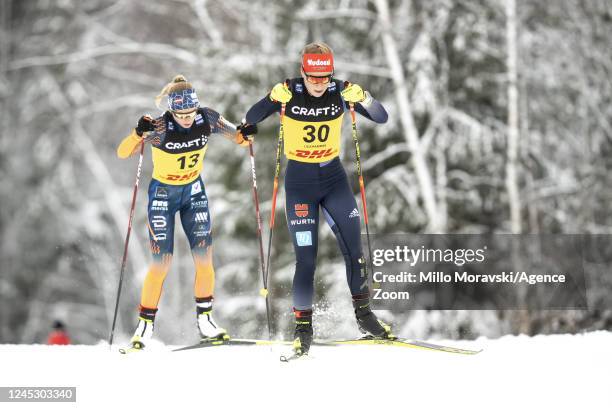 Katharina Hennig of Team Germany competes during the FIS Cross Country World Cup Men's and Women's 10 km individual on December 2, 2022 in...