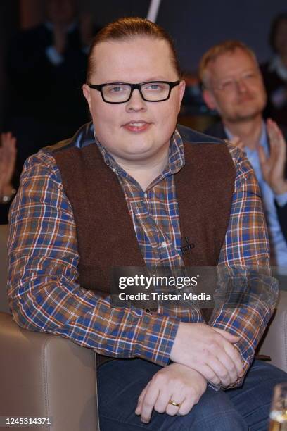 Angelo Kelly during the NDR Talk Show at NDR Studios on December 2, 2022 in Hamburg, Germany.