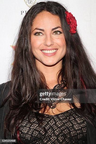 Actress Barbara Mori attends the "Miss Bala" Mexico City premiere at Teatro de La Ciudad on September 5, 2011 in Mexico City, Mexico.