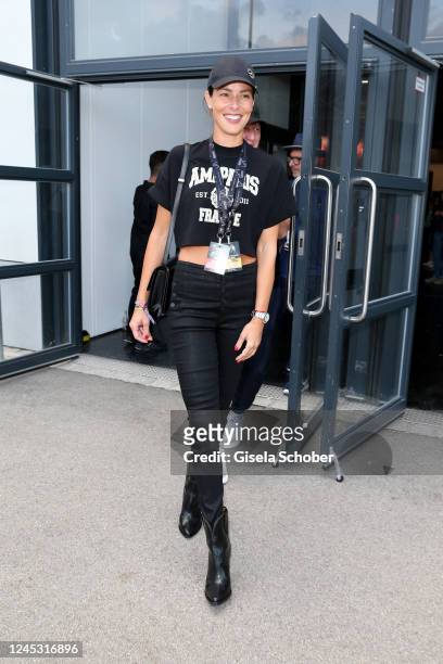 Ana Ivanovic - Schweinsteiger during the Robbie Williams One Show & One Night Only concert at the VIP area at Messe Muenchen on August 27, 2022 in...