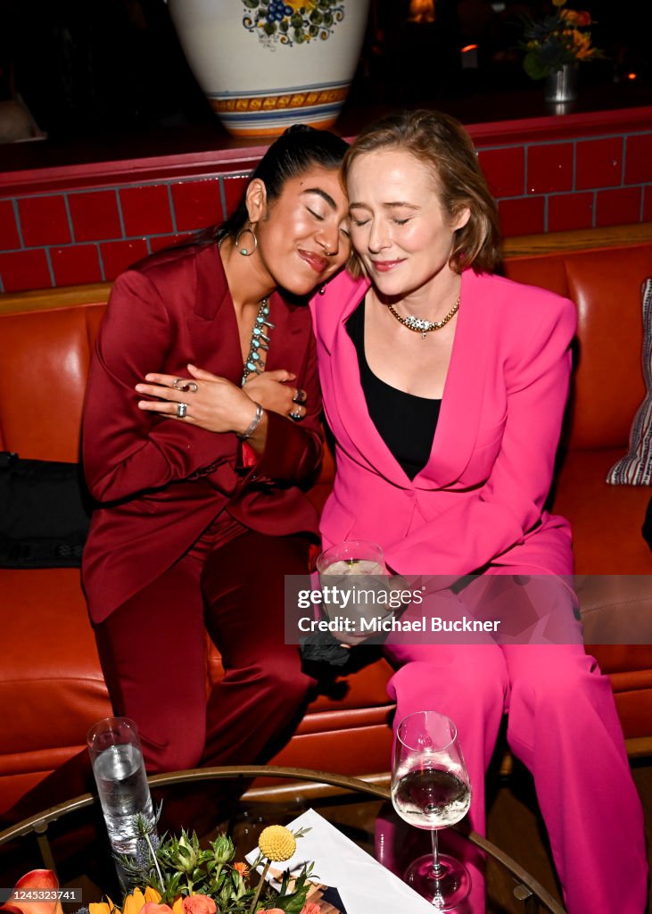 Aminah Nieves and Jennifer Ehle at the premiere of "1923" held at