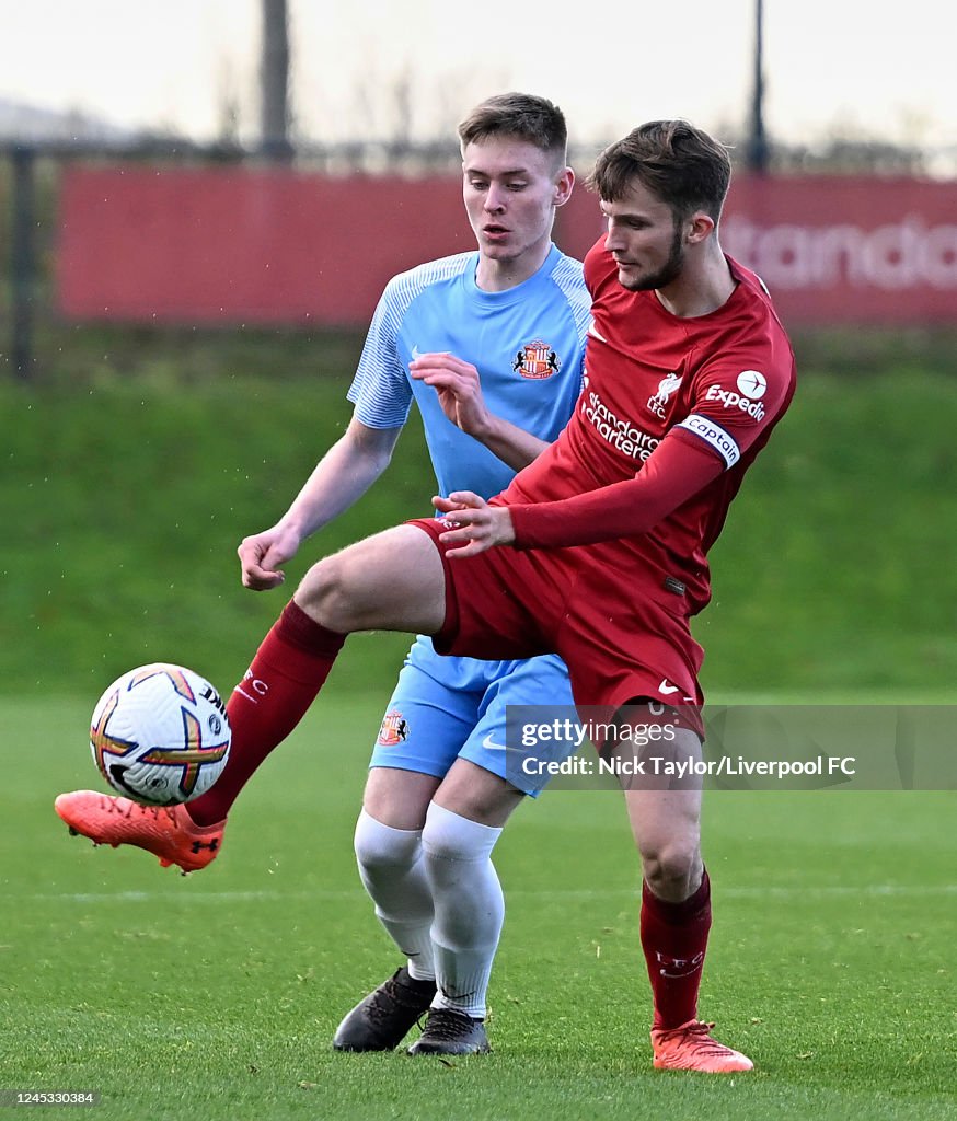 Liverpool U18 v Sunderland U18 - U18 Premier League