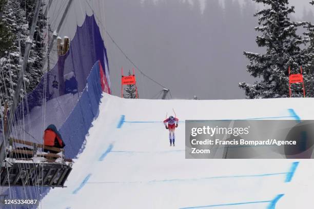 Marco Odermatt of Team Switzerland during the Audi FIS Alpine Ski World Cup Men's Downhill on December 3, 2022 in Beaver Creek, USA.