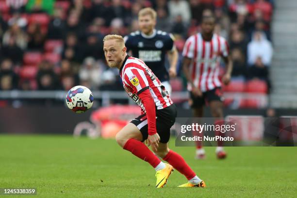 Sunderland's Alex Pritchard during the Sky Bet Championship match between Sunderland and Millwall at the Stadium Of Light, Sunderland on Saturday 3rd...