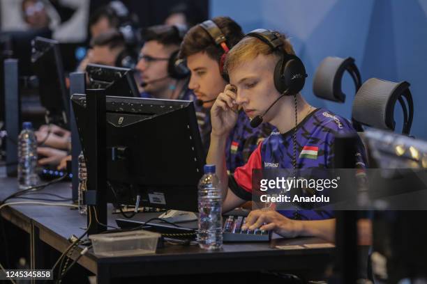 Gamers compete during the 14th World Esports Championship 2022 in Nusa Dua, Bali, Indonesia on December 3, 2022. The International Esports Federation...