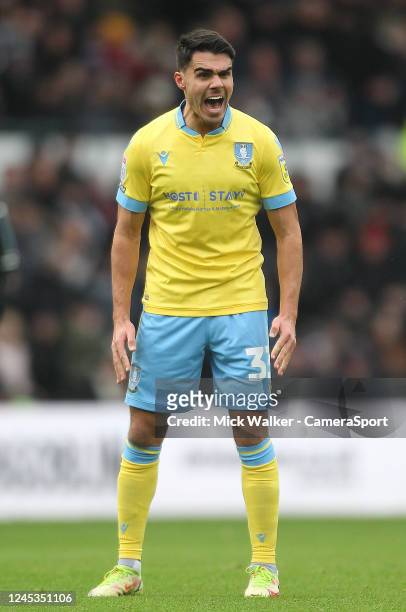 Sheffield Wednesday's Reece James during the Sky Bet League One between Port Vale and Charlton Athletic at Pride Park Stadium on December 3, 2022 in...