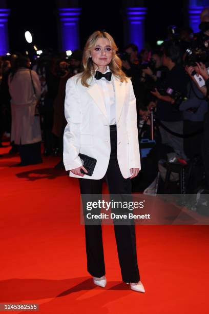 Aimee Lou Wood arrives at the 25th British Independent Film Awards at Old Billingsgate on December 4, 2022 in London, England.