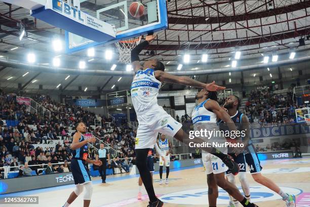 During the Italian Basketball A Serie Championship Germani Brescia vs GeVi Napoli Basket on December 04, 2022 at the Palaleonessa A2A in Brescia,...