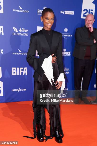 Letitia Wright attends the British Independent Film Awards 2022 at Old Billingsgate on December 4, 2022 in London, England.
