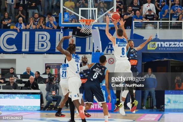 Lang='x-default'/ during the Italian Basketball A Serie Championship Germani Brescia vs GeVi Napoli Basket on December 04, 2022 at the Palaleonessa...