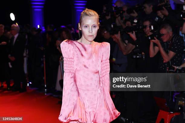 Antonia Campbell-Hughes arrives at the 25th British Independent Film Awards at Old Billingsgate on December 4, 2022 in London, England.