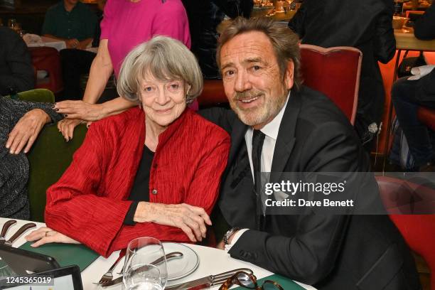 Dame Maggie Smith and Robert Lindsay attend the One Night Only event at The Ivy West Street in collaboration with Acting for Others on December 4,...