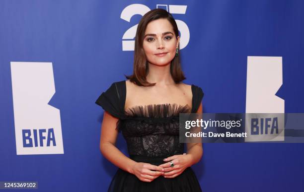 Jenna Coleman poses in the winners room at the 25th British Independent Film Awards at Old Billingsgate on December 4, 2022 in London, England.