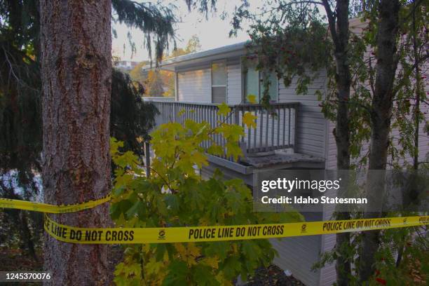 Four University of Idaho students were found dead Nov. 13 at this 3-story home on King Road in Moscow, Idaho.