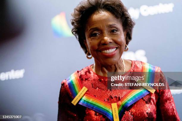 Honoree Cuban-US composer Tania Leon arrives for the 45th Kennedy Center Honors at the John F. Kennedy Center for the Performing Arts in Washington,...