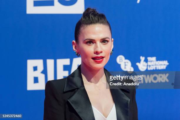Hayley Atwell attends the 25th British Independent Film Awards ceremony at the Old Billingsgate in London, United Kingdom on December 04, 2022.