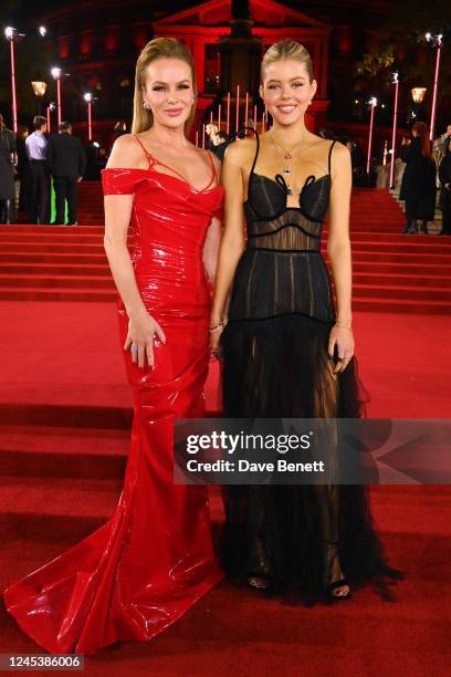 Amanda Holden and Lexi Hughes attend The Fashion Awards 2022 at Royal Albert Hall on December 5, 2022 in London, England.