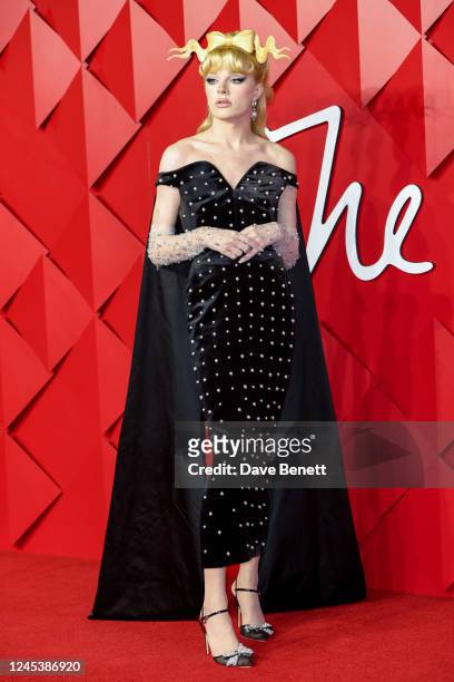 Dakota Schiffer arrives at The Fashion Awards 2022 at Royal Albert Hall on December 5, 2022 in London, England.