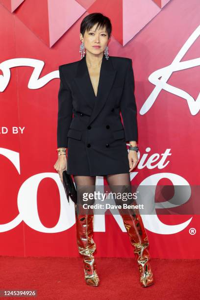 Sandra Choi arrives at The Fashion Awards 2022 at Royal Albert Hall on December 5, 2022 in London, England.