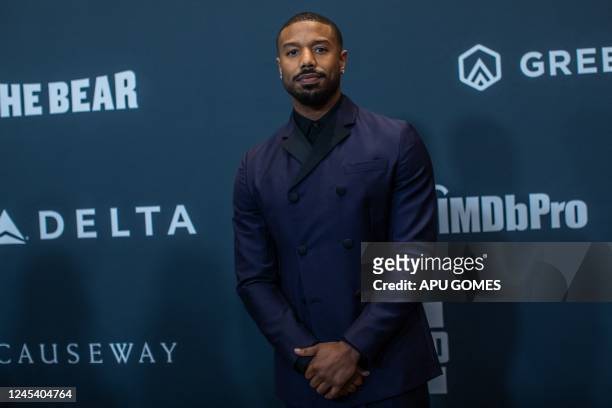 Actor Michael B Jordan arrives for the Critics Choice Association's fifth annual Celebration of Black Cinema and Television, at the Fairmont Century...
