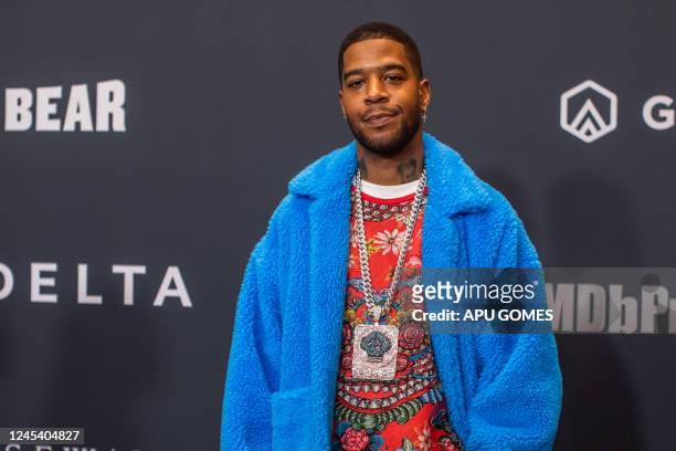 Rapper and singer Kid Cudi arrives for the Critics Choice Association's fifth annual Celebration of Black Cinema and Television, at the Fairmont...