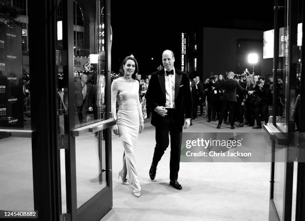 Catherine, Princess of Wales and Prince William, Prince of Wales attend The Earthshot Prize 2022 at MGM Music Hall at Fenway on December 02, 2022 in...