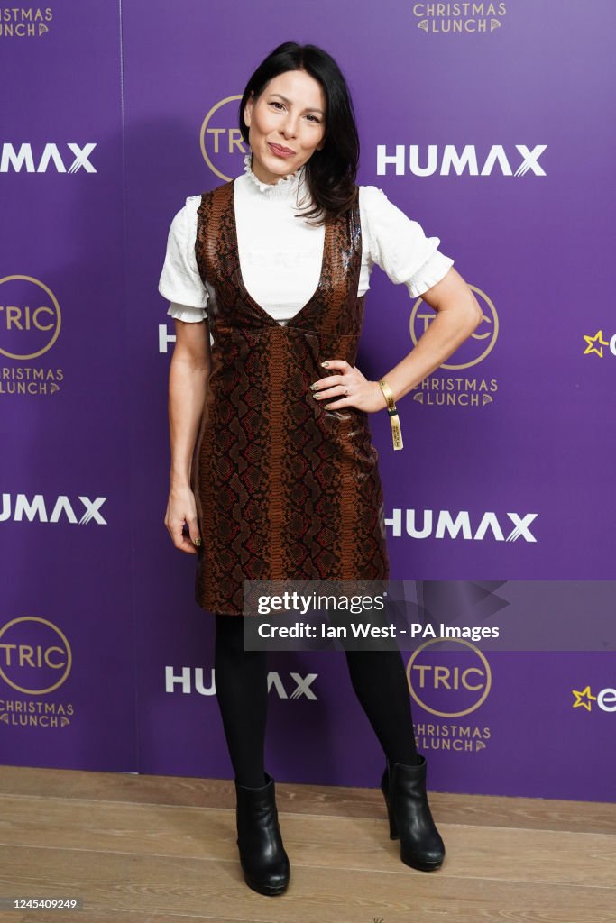 Lucrezia Millarini arrives for the TRIC Christmas lunch at the... News