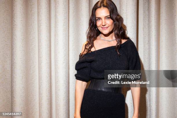 Katie Holmes attends the Grand Opening of Chopard Fifth Avenue on December 05, 2022 in New York, New York.