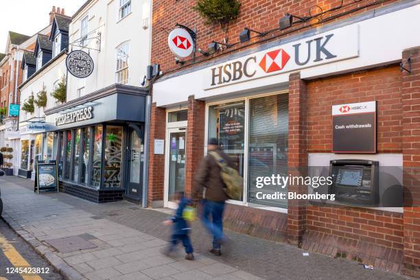 Holdings Plc bank branch, which is due to be closed, in Marlow, UK, on Tuesday, Dec. 6, 2022. HSBC has announced plans to shutter more than 100 of...