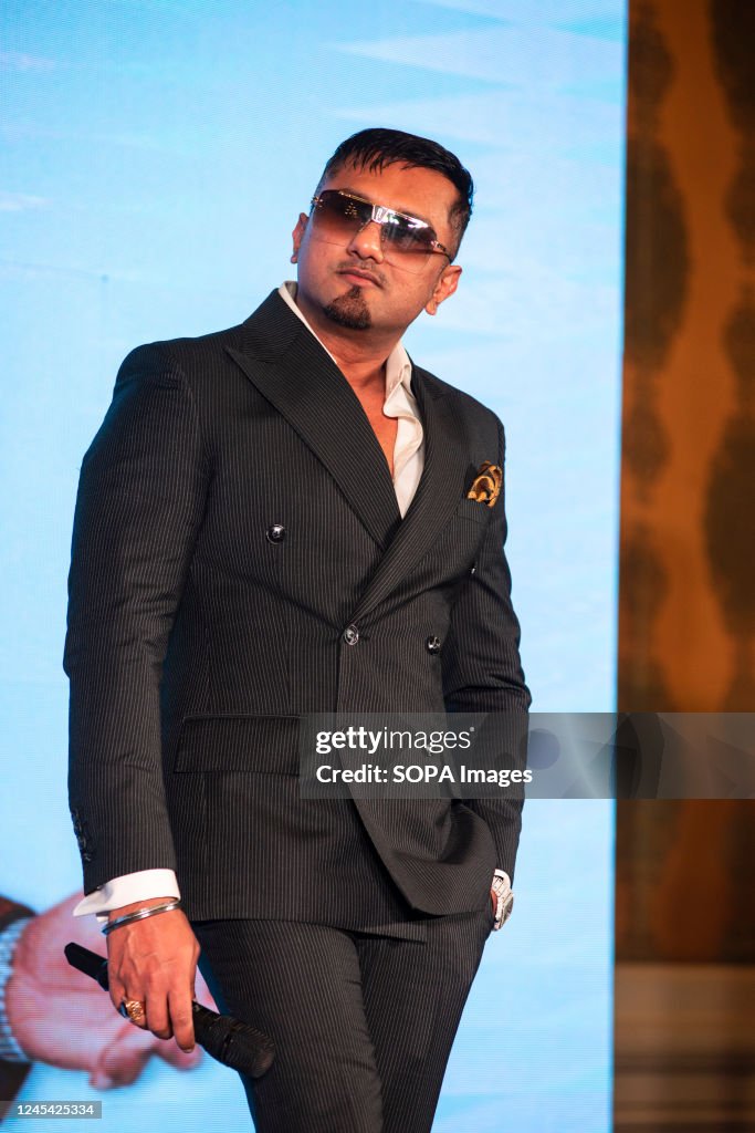 YO Yo Honey Singh a music producer, rapper, singer-...