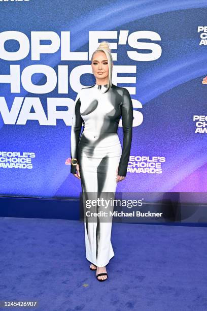 Erika Jayne at the People's Choice Awards held at Barker Hangar on December 6, 2022 in Santa Monica, California.