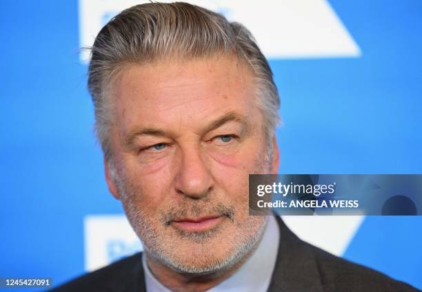 Actor Alec Baldwin arrives at the 2022 Robert F. Kennedy Human Rights Ripple of Hope Award Gala at the Hilton Midtown in New York on December 6, 2022.