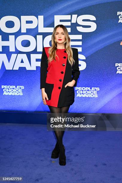 Camilla Luddington at the People's Choice Awards held at Barker Hangar on December 6, 2022 in Santa Monica, California.
