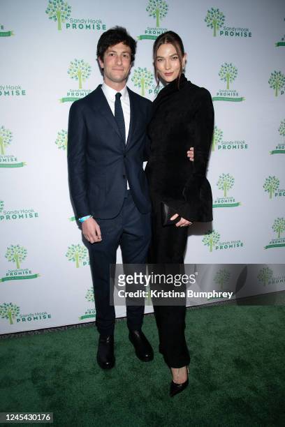 Josh Kushner and Karlie Kloss at the Sandy Hook Promise Benefit held at The Ziegfeld Ballroom on December 6, 2022 in New York City.